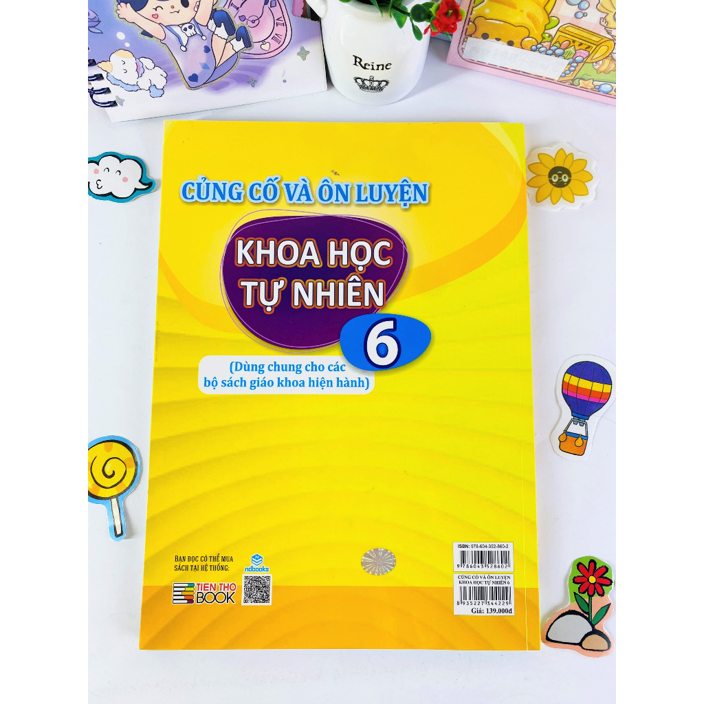 Sách - Củng Cố và Ôn Luyện Khoa Học Tự Nhiên Lớp 6 - Dùng chung cho các bộ SGK hiện hành - ndbooks