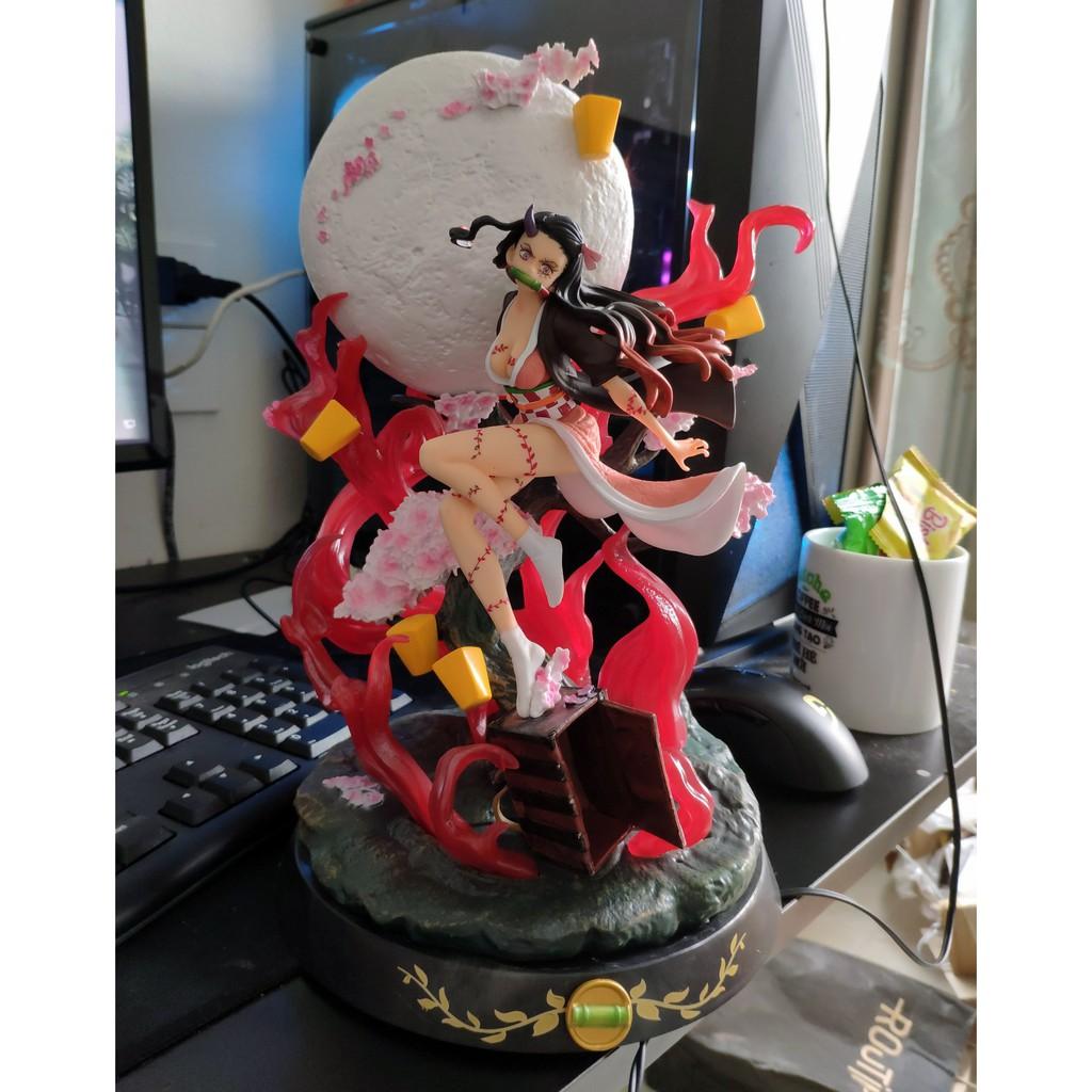 Mô hình figure cỡ lớn Nezuko Kamado 35cm trong anime Kimetsu no Yaiba demon slayer đồ chơi trẻ em thanh gươm duyệt quỷ