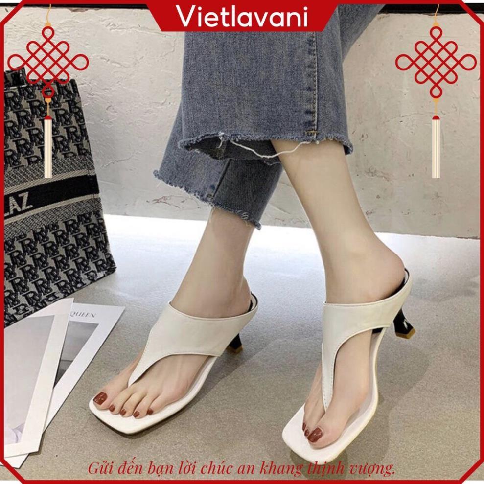 Hot 2023 Guốc cao gót sỏ ngón hot trend Châu Âu G19 cao 5p VIETLAVANI