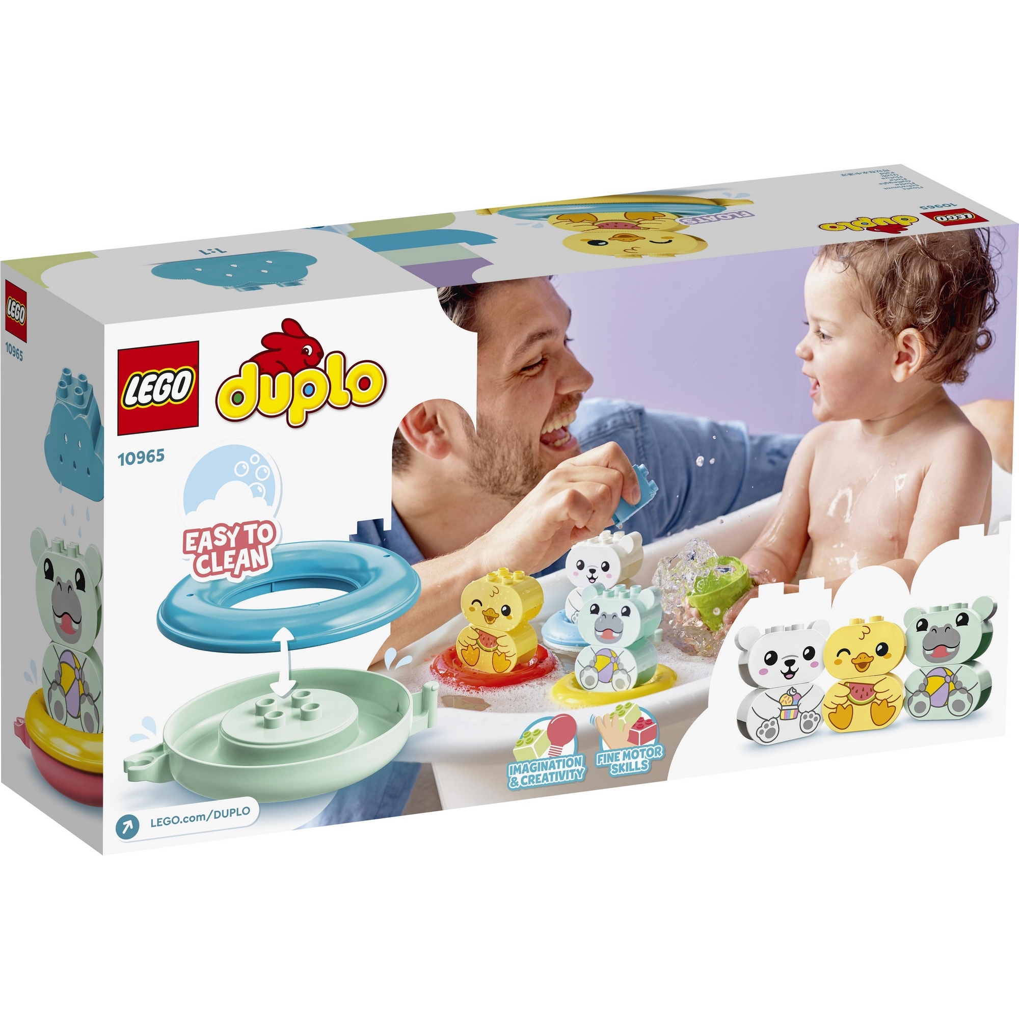 LEGO DUPLO 10965 Nhà Tắm Vui Nhộn: Tàu Động Vật Đáng Yêu (14 chi tiết)