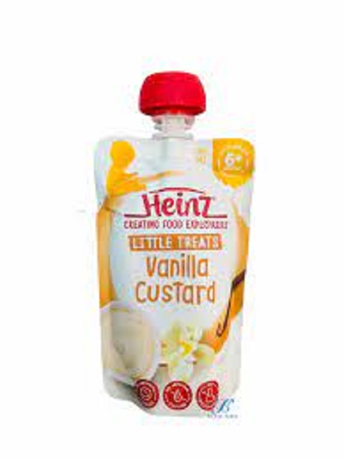 Váng sữa Heinz Vanilla Custard cho bé từ 6 tháng - Túi 120g