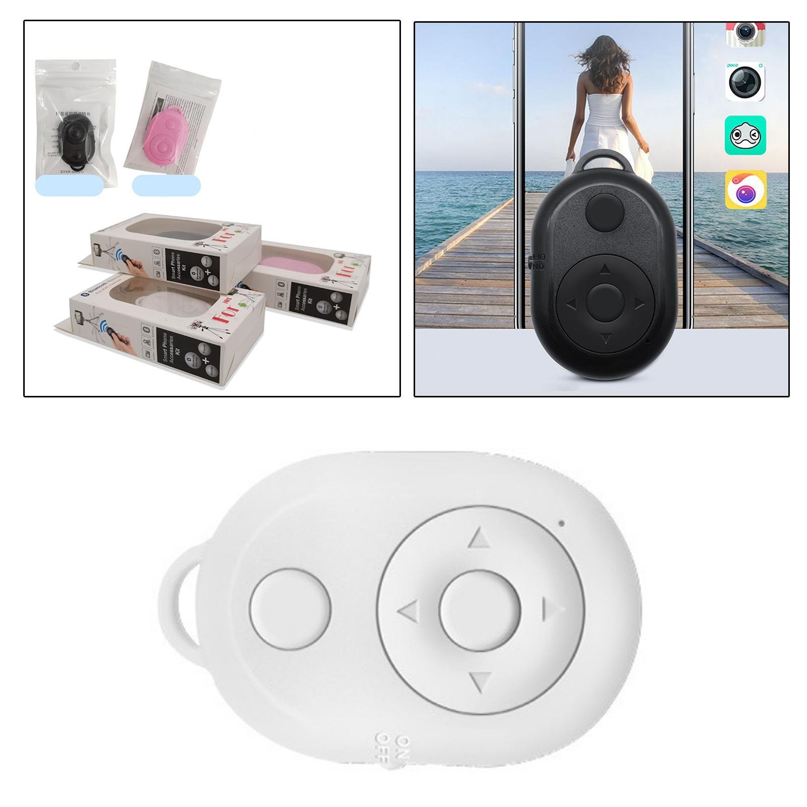 Bluetooth Camera Shutter Remote Wireless Selfie Button Clicker Easy Carry