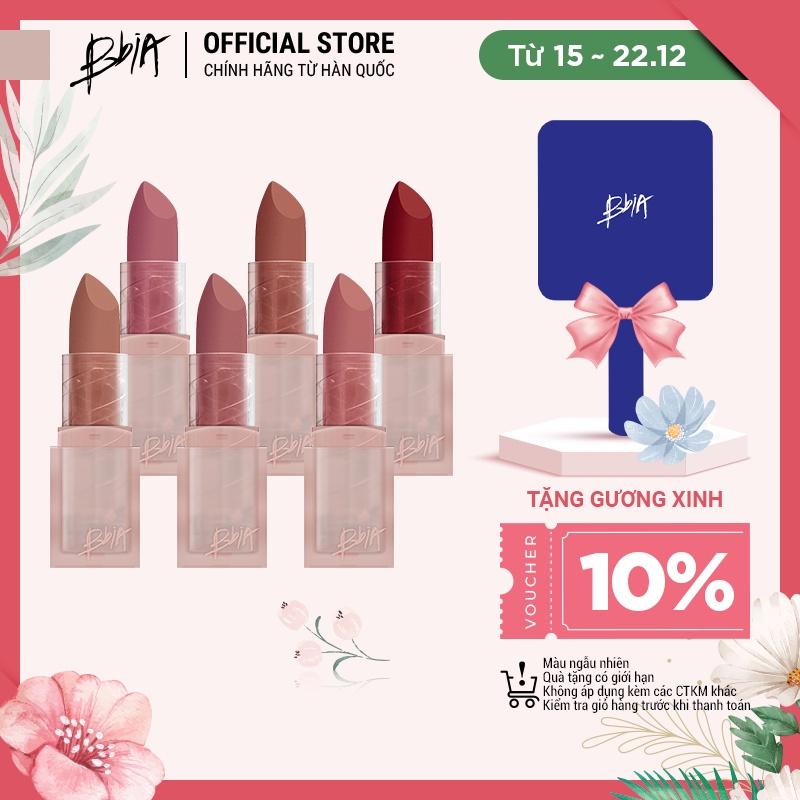 Son thỏi lì Bbia Last Powder Lipstick Version 2 (6 màu) 3.5g