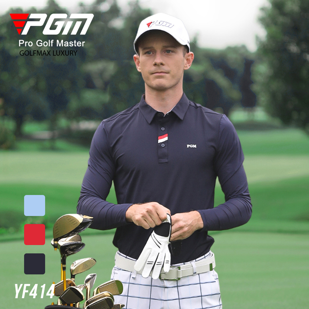 [Golfmax] Áo dài tay golf nam cao cấp_Chính hãng PGM_YF414