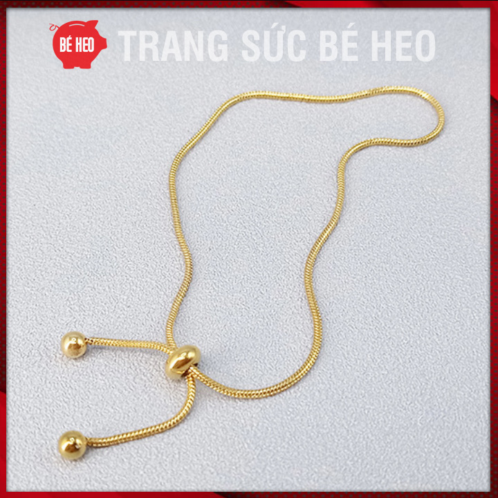 Lắc tay titan dây rút đơn giản - Trang sức Bé Heo BHLT189