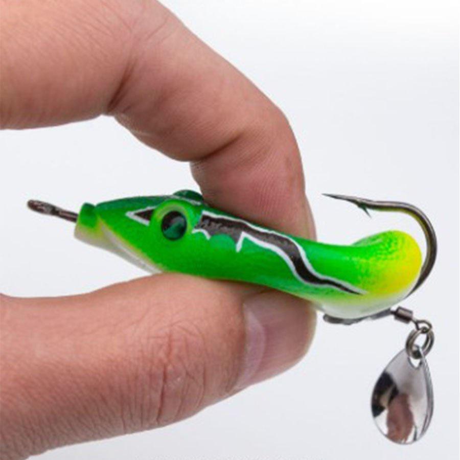 Mồi câu lure cá lóc cá sộp nhái hơi C37 độ dài 6cm 13g mã M19