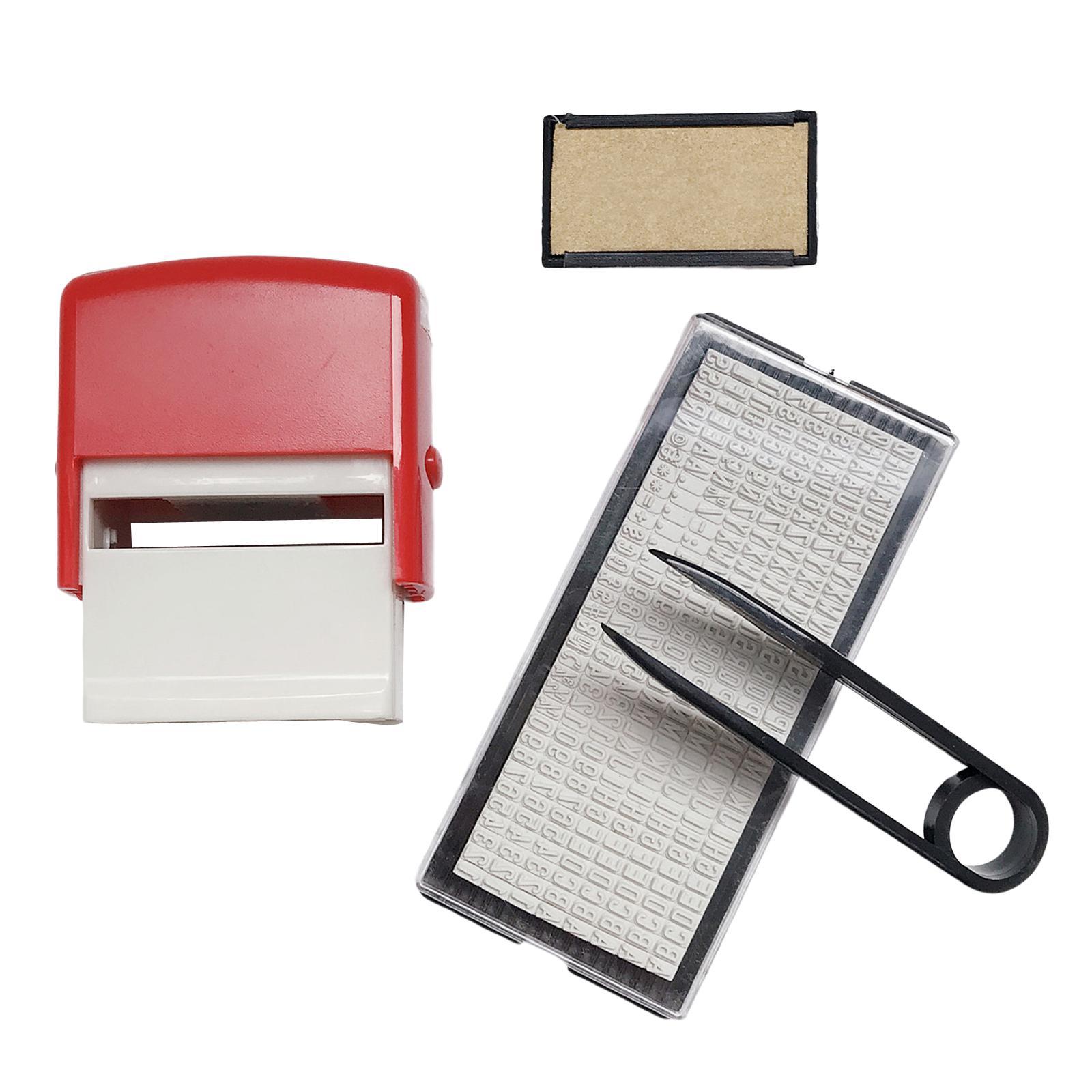 Compact Personalised  Stamp Set DIY Stamp Set for Hobby Teachers School