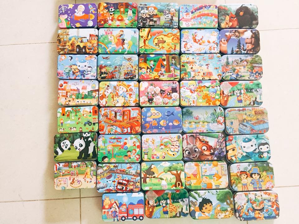 Ghép hình puzzle 60 miếng - Phát triển tư duy - Mẫu bé gái