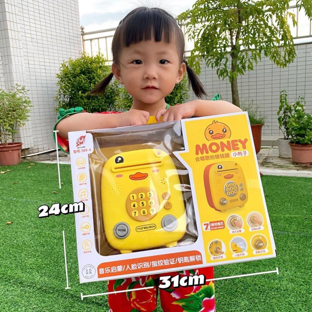 Két đựng tiền mini cho bé yêu, Hộp tiết kiệm mini có khóa, Heo bỏ tiền-Lợn bỏ tiền tiết kiệm- Hàng cao cấp