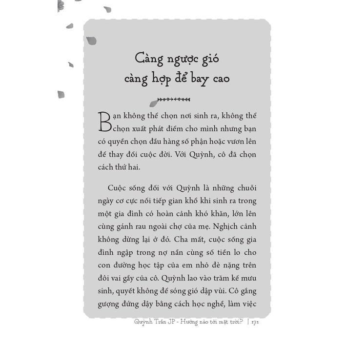- Quỳnh Trần JP – Hướng Nào Tới Mặt Trời? - Bản Quyền