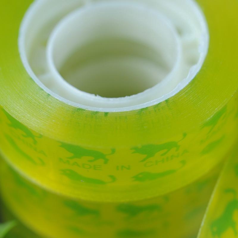 10 PCS Clear Duct Tape/ Stationery / Office Supplies, Length 30 meters, Width 12 mm, Available 【lyfs】