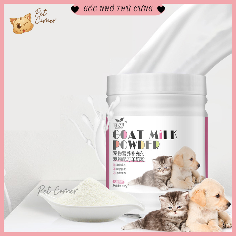 Sữa cho chó mèo Borammy, sữa cho chó con, sữa cho mèo con cung cấp dinh dưỡng phát triển toàn diện