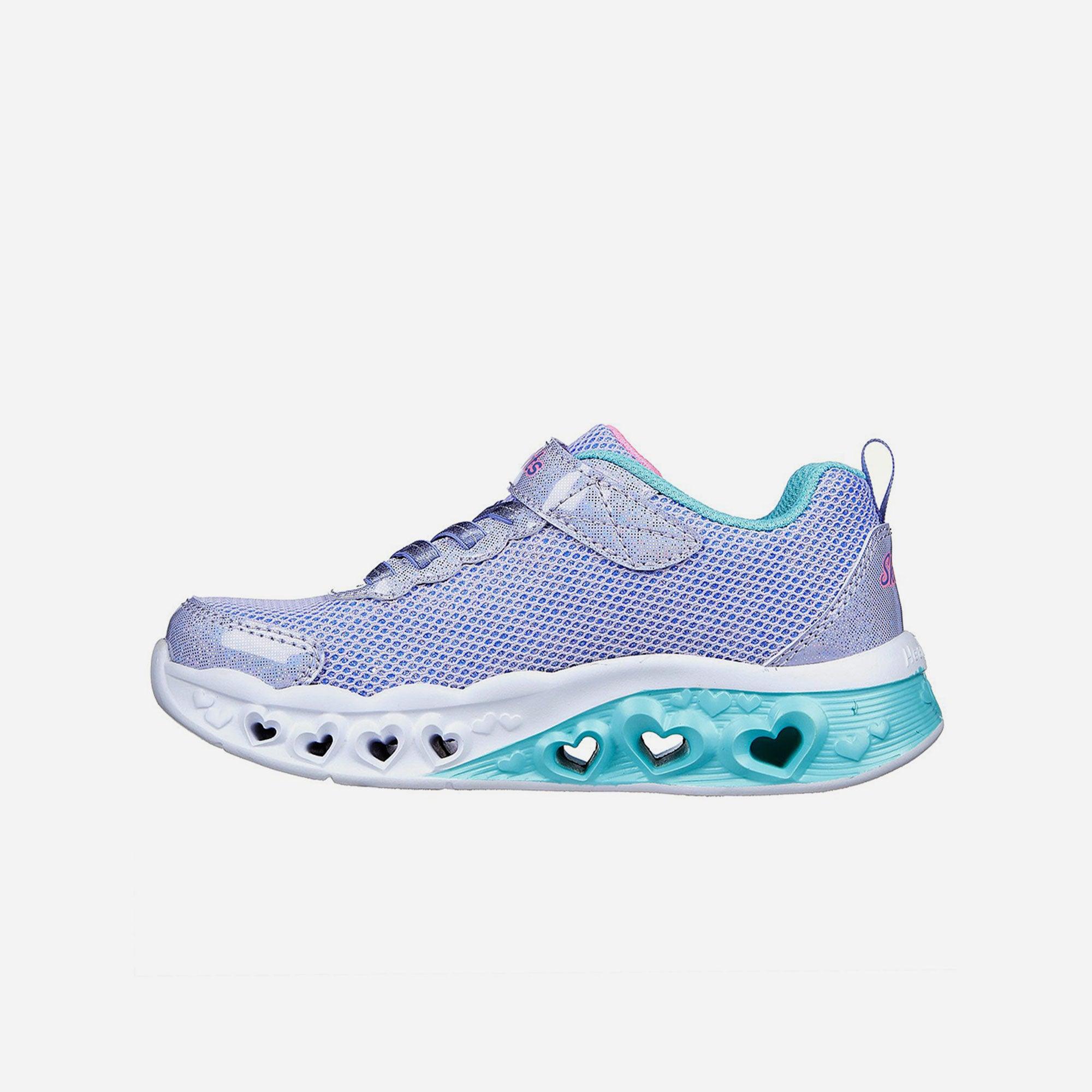 Giày sneaker bé gái Skechers Flutter Heart Lights - 302317L-LVMT