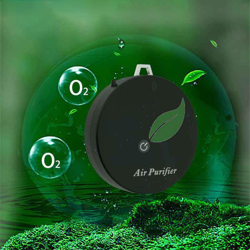 Portable Wearable Necklace Air Purifier Negative Ion Generator