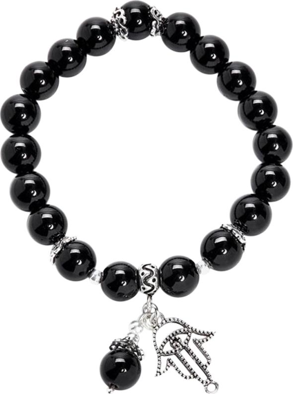 Vòng Tay Đá Obsidian Mix Charm Ngọc Quý Gemstones VT9