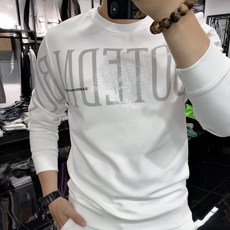 Áo Sweater nỉ nam nữ - unisex dài tay thu đông Sweater N02 Trắng