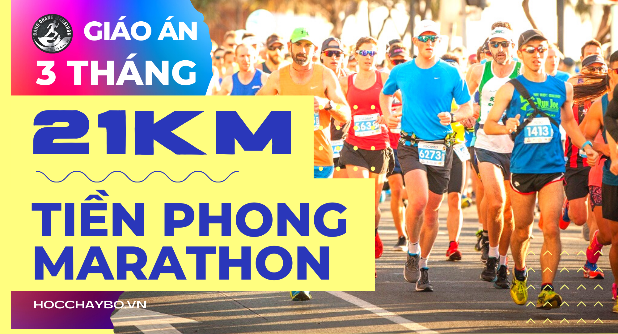 Khóa học 3 tháng tập chạy 21km giải Tiền Phong Marathon TPM
