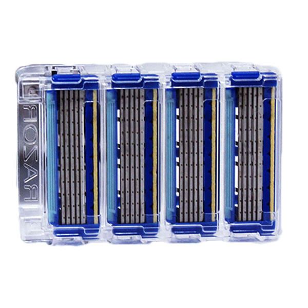 Set 4 lưỡi dao thay thế KAI (dao 5 lưỡi kép) nội địa Nhật Bản