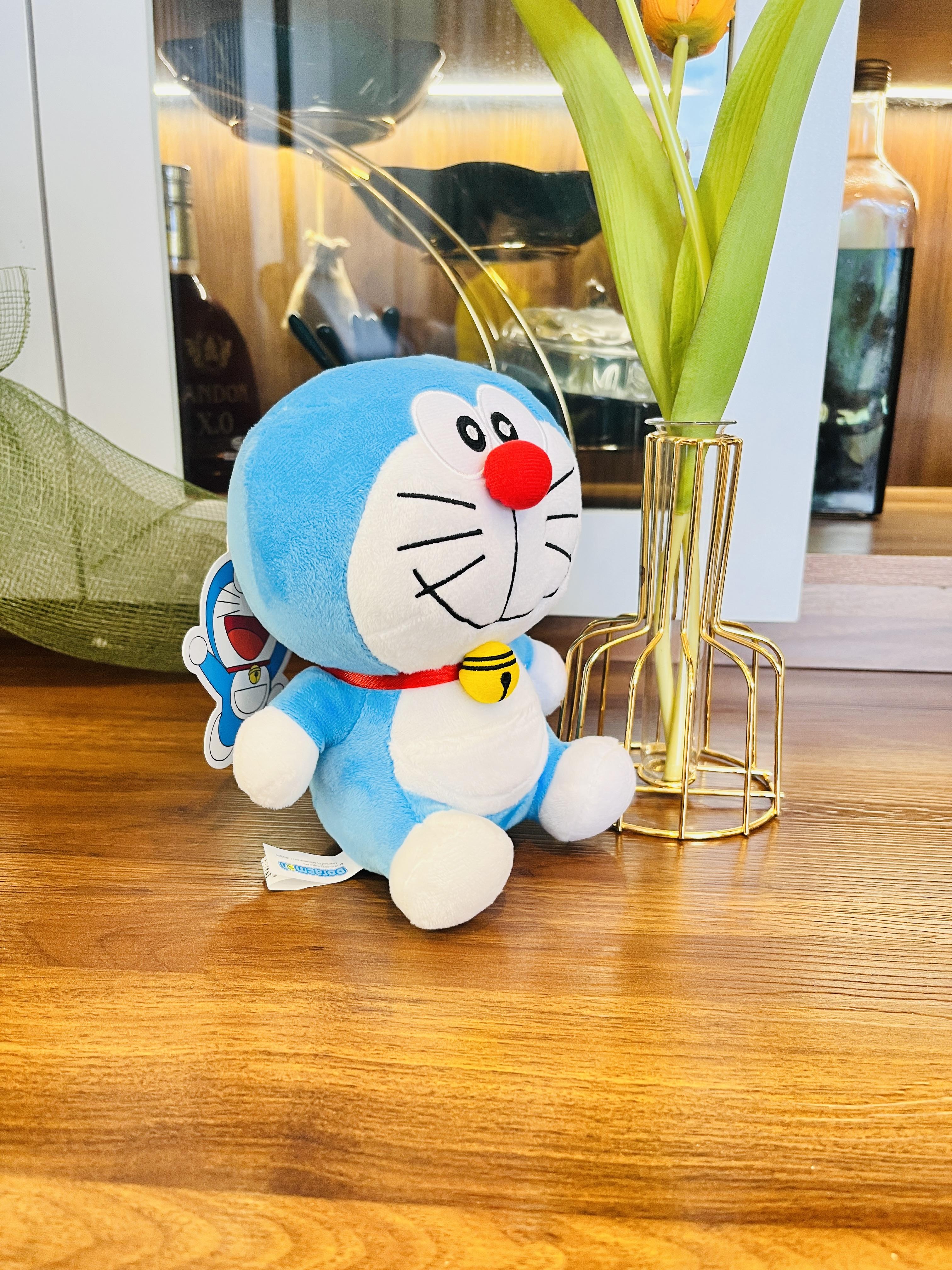 Thú bông Doraemon size S, Gấu bông Doraemon đáng yêu, Quà tặng cho bé, Sản phẩm chính hãng, Phân phối bởi Teenbox