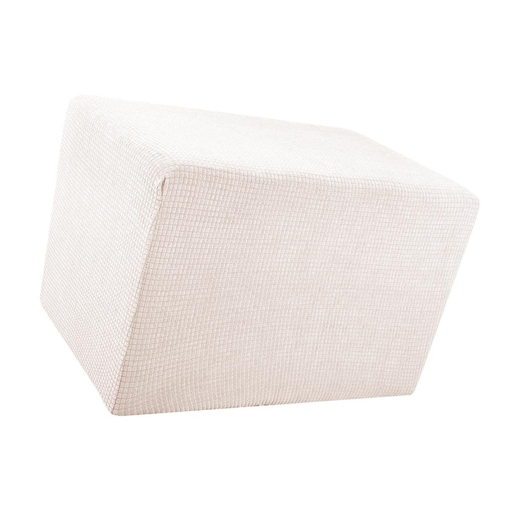 Stretch Ottoman Pouf Cover Footrest Stool Slipcover Protector B