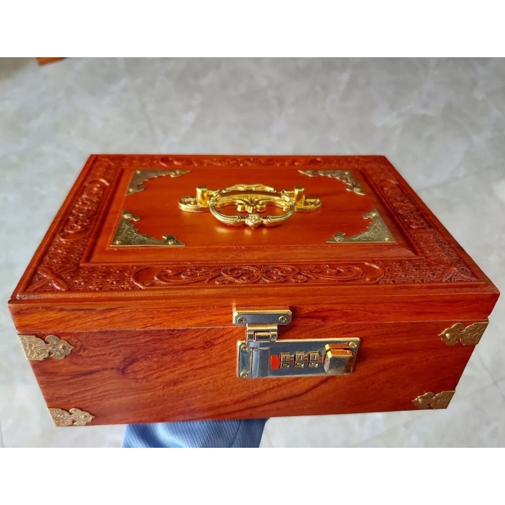 Hộp Đựng Trang Sức Gỗ Hương Loại To
