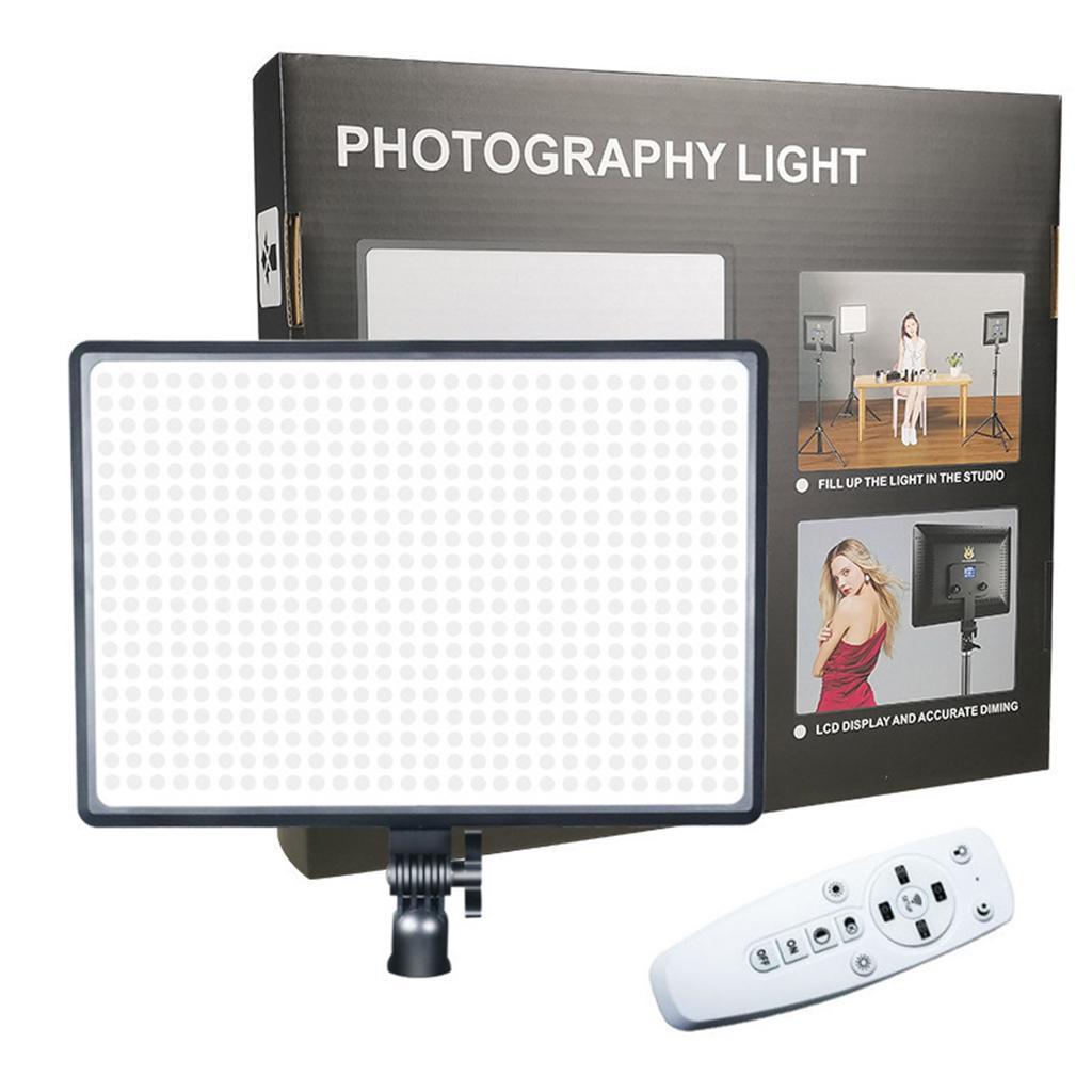 Dimmable LED Video Lighting Panel 3000K-6000K Light DSLR Camera