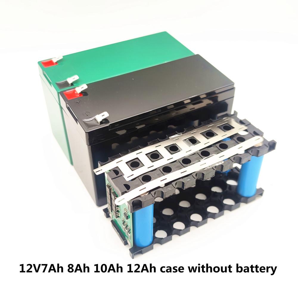 12V7Ah 8Ah10Ah12Ah Thay thế Axit-Chì cho Vỏ Pin Lithium Máy phun điện Nhựa Đặc biệt 18650 Hộp Lưu trữ Xanh Đen Màu sắc: hộp đựng màu xanh lá cây