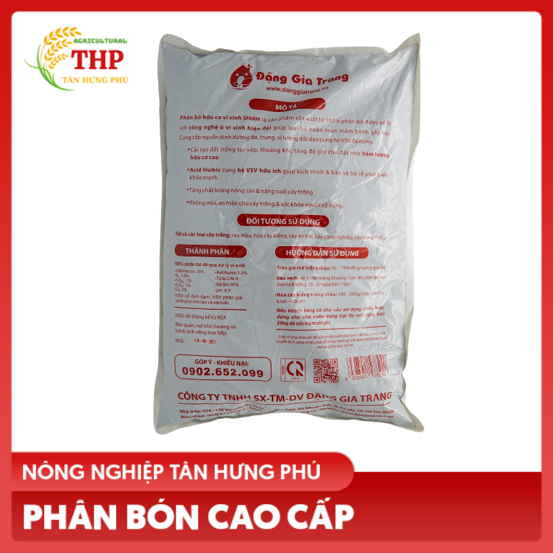 PHÂN BÒ Ủ VI SINH 5 KG