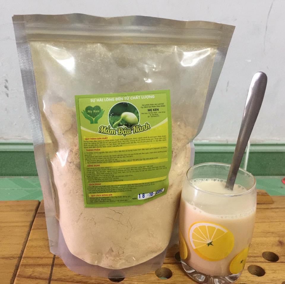 BỘT MẦM ĐẬU NÀNH NGUYÊN CHẤT MẸ KEN 1ký - nở nang săn chắc vòng 1, giảm nám sạm da