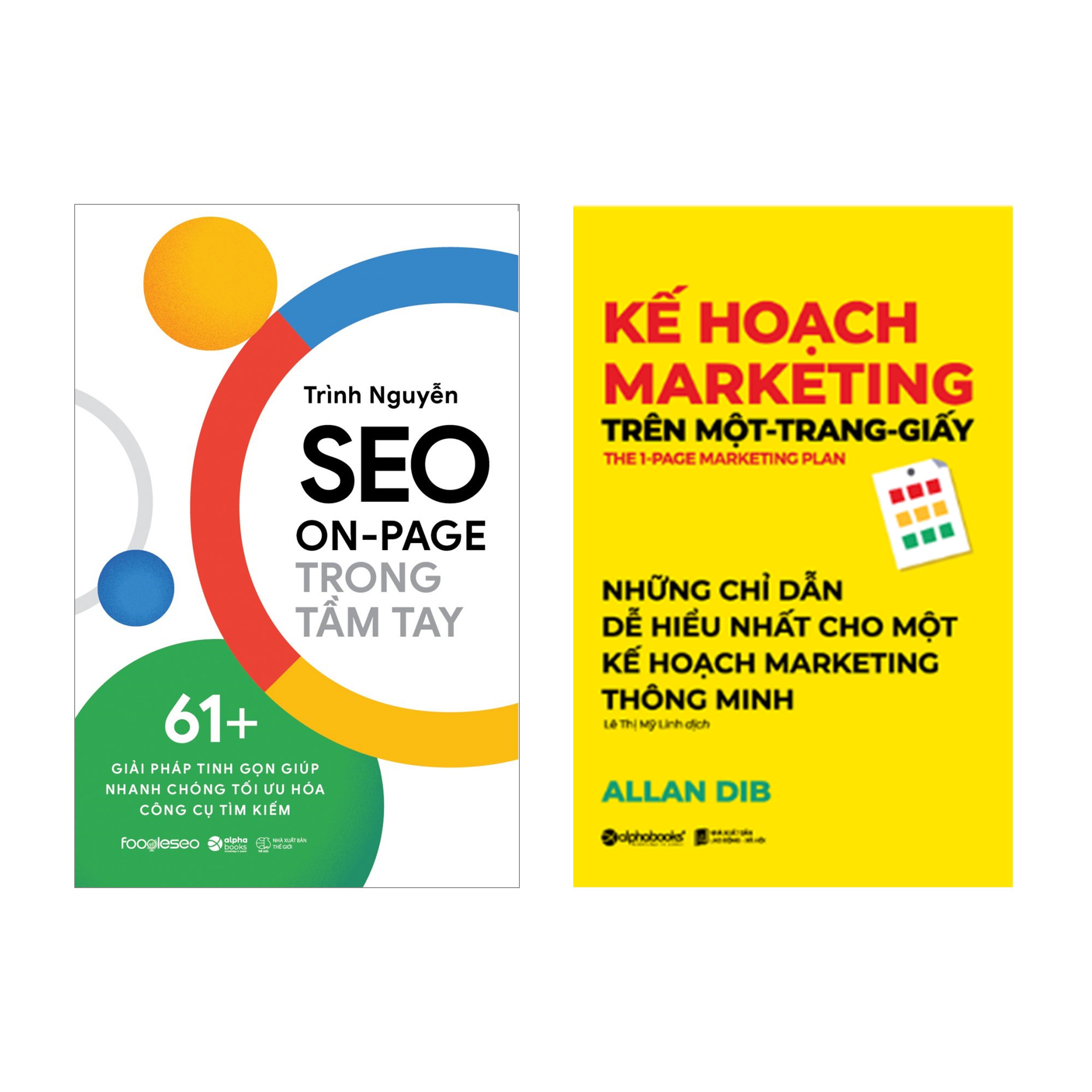 Combo SEO On Page + Kế Hoạch Marketing Trên Một - Trang - Giấy