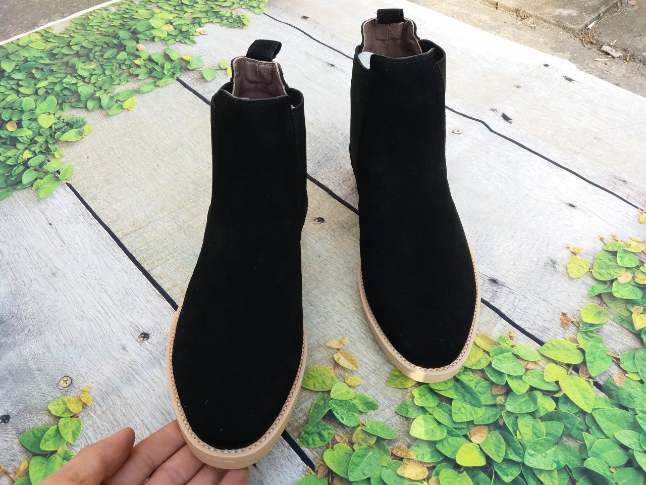 Giày boots nam phong cách cao bồi -gl0050