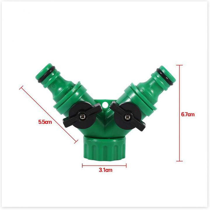Chặng chia nhánh ống chữ y cho van nước hẹn giờ tưới cây