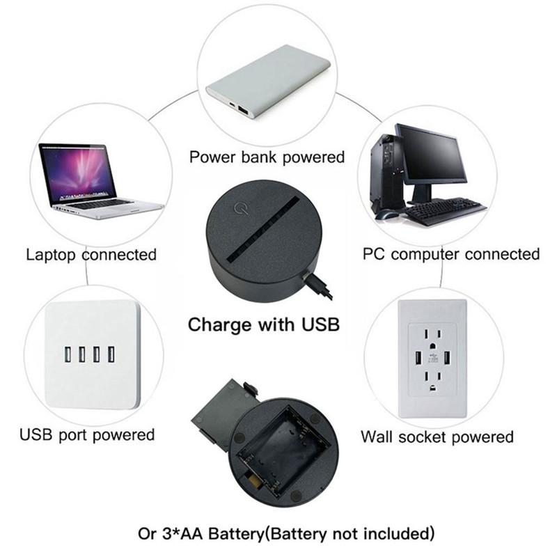 Genshin Tác Động Raiden Shogun Đèn Ngủ 3D Led USB Nhân Vật Game Đèn Trẻ Em Quà Tặng Sinh Nhật Phòng Ngủ Đèn Trang Trí