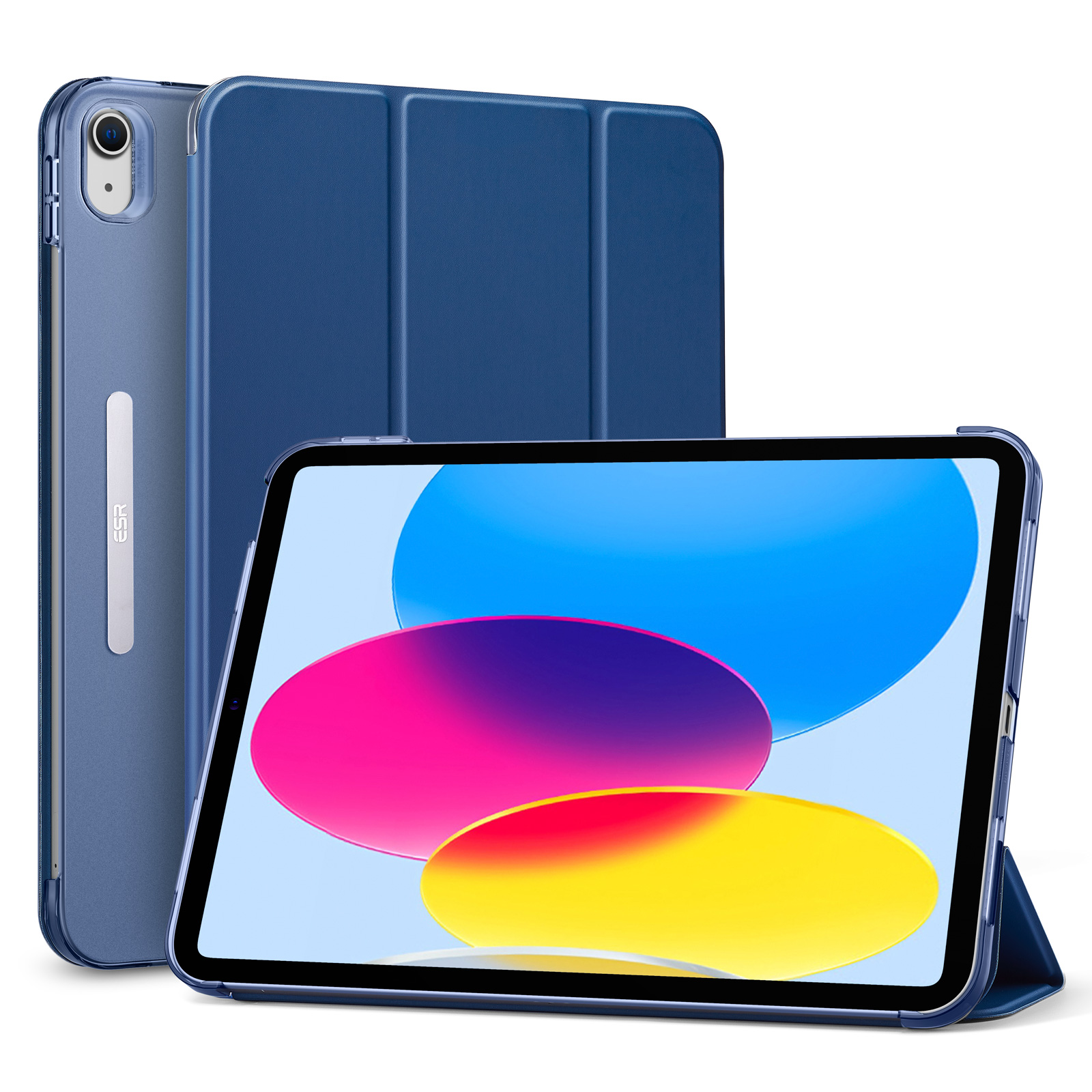 Bao Da Dành Cho Ipad Gen 10 10.9 Inch Esr Ascend Trifold Case - Hàng Chính Hãng - Navy Blue