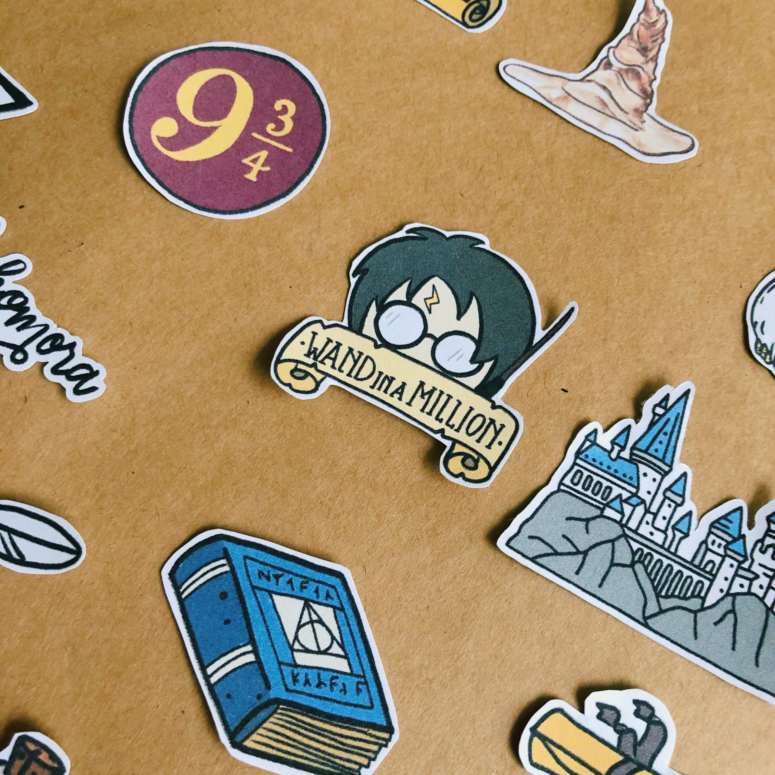 SET 30 MIẾNG DÁN STICKER TRANG TRÍ HARRY POTTER