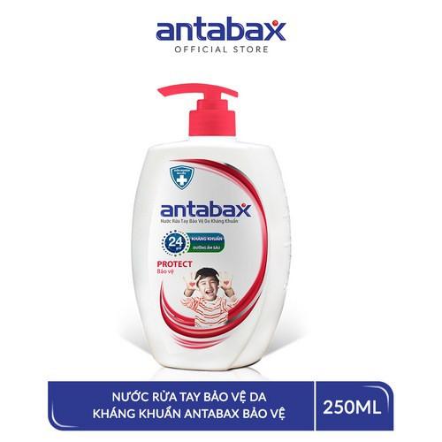 Nước Rửa Tay Bảo Vệ Da Kháng Khuẩn Antabax Protect Bảo Vệ 250ml