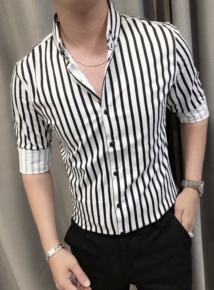 Áo Sơ Mi Nam Dài Tay Kẻ Sọc