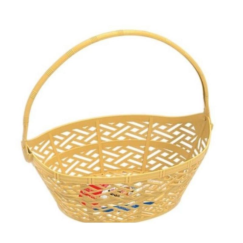 GIỎ QUÀ NHỰA CỠ TO/NHỎ - Cà phê,Nhỏ34 x 23,5 x 31 cm