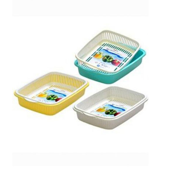 Bộ Rổ + Chậu Hứng Đựng Hoa Quả, Rau Củ