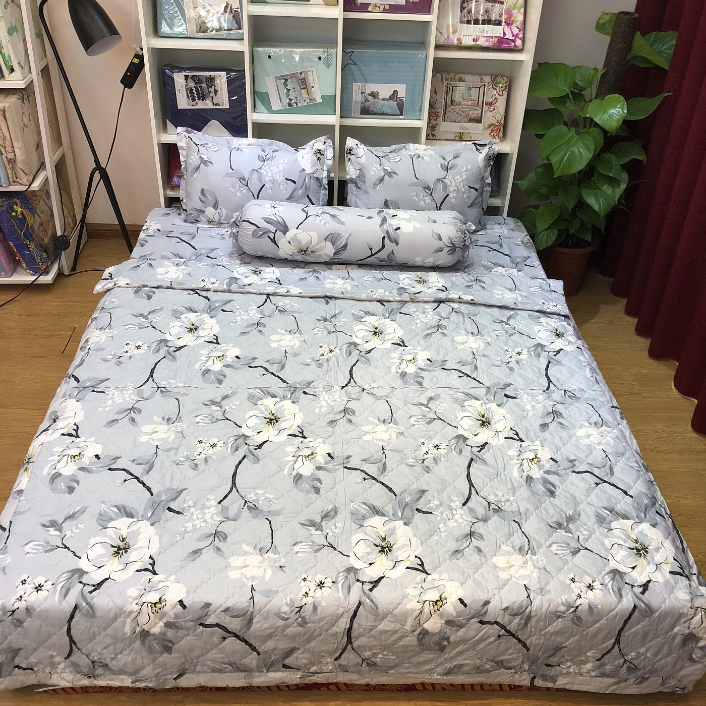 Bộ Chăn Ga Gối Hè Thu 5 Món CH21