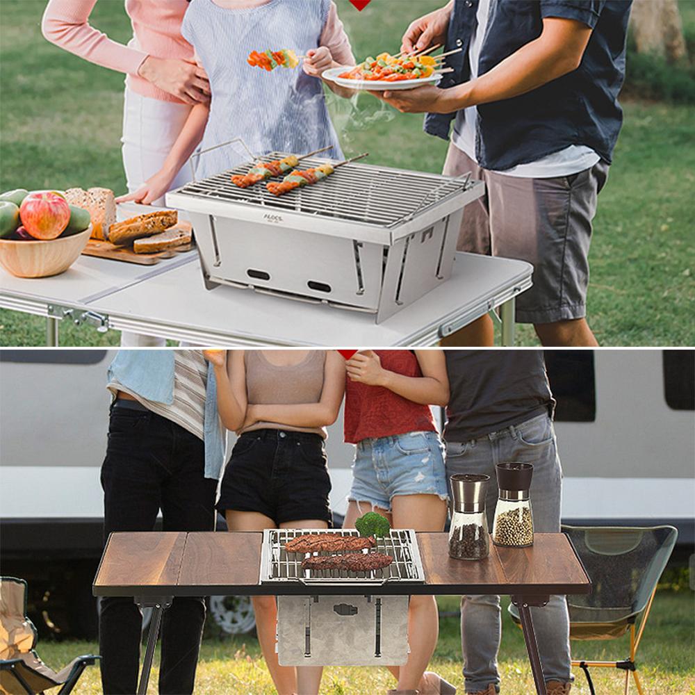 Vỉ Nướng Bbq Bằng Thép Không Gỉ Alocs