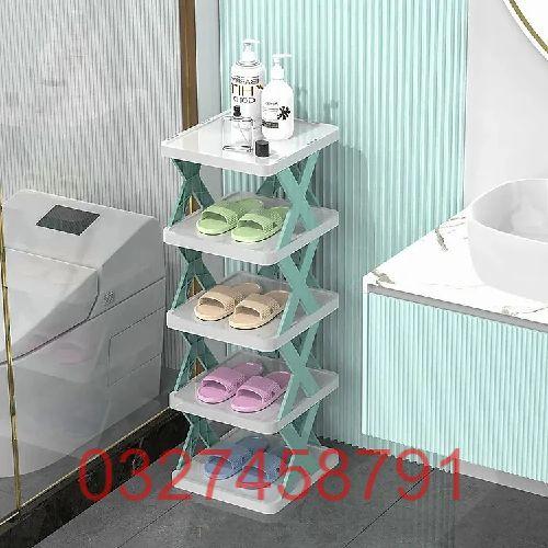 Kệ để giày dép chữ x - Kệ để giày dép tháo lắp 5 tầng có thể tháo lắp gấp gọn