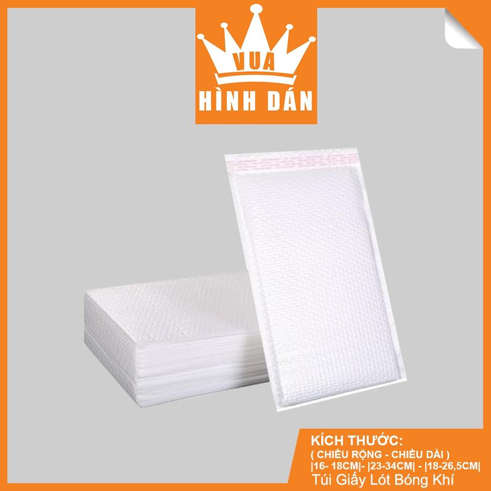 Set 5 túi Poly chống sốc / Túi giấy lót bóng khí 3 size 18x26,5 cm . 23x34 cm , 16x18 cm