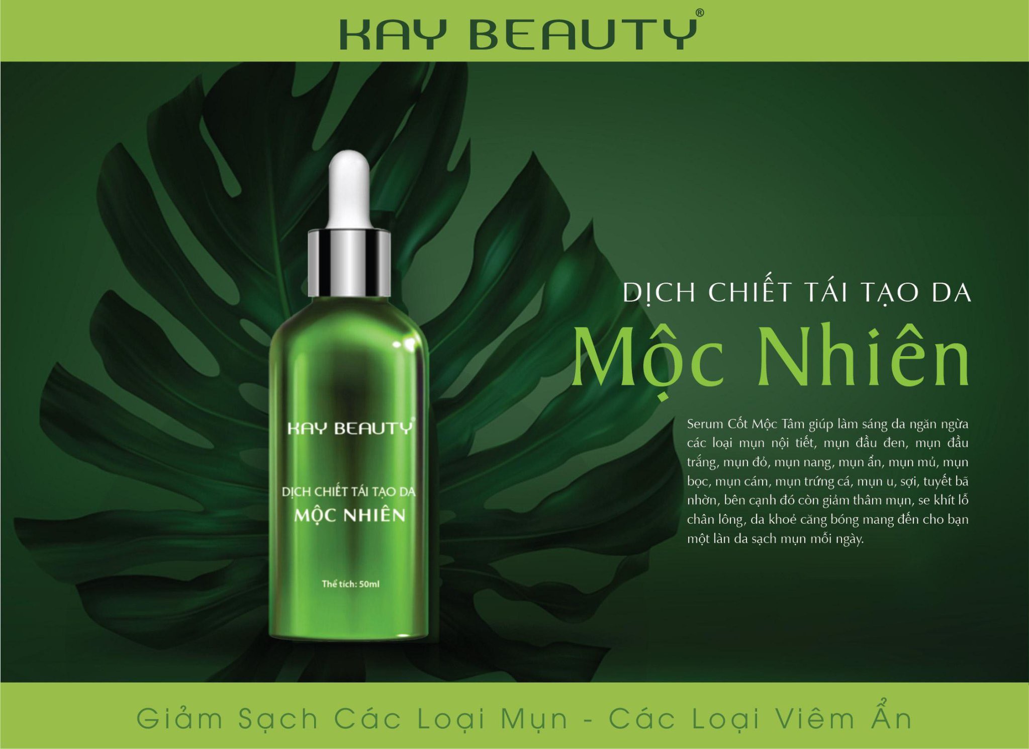 Dịch Chiết Giúp Tái Tạo Da Mộc Nhiên - Combo 3 chai Kay Beauty