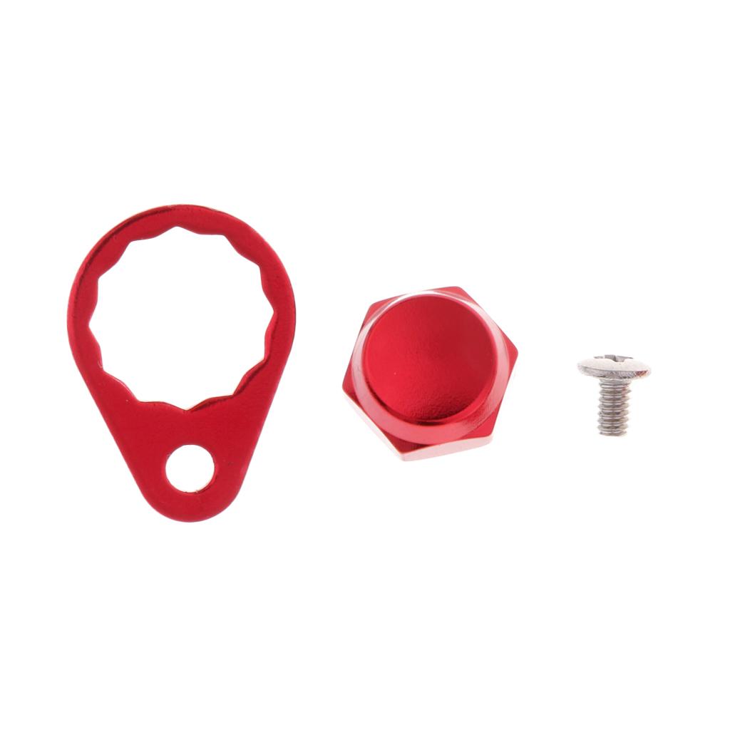 Fishing Reel Handle Repair Parts Baitcasting Reel Screw Red - Left Hand