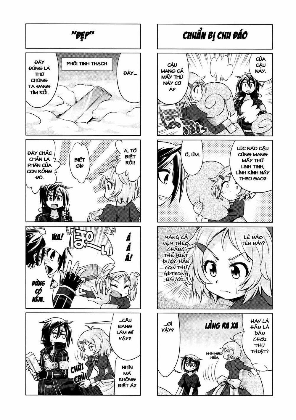 swort art online - 4koma chapter 4 8