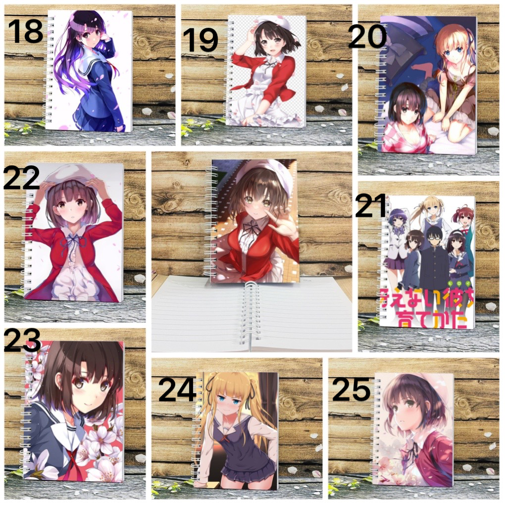 Sổ tay Saenai Heroine no sodatekata 200 trang a6 / sổ viết saenai Heroine no sodatekata