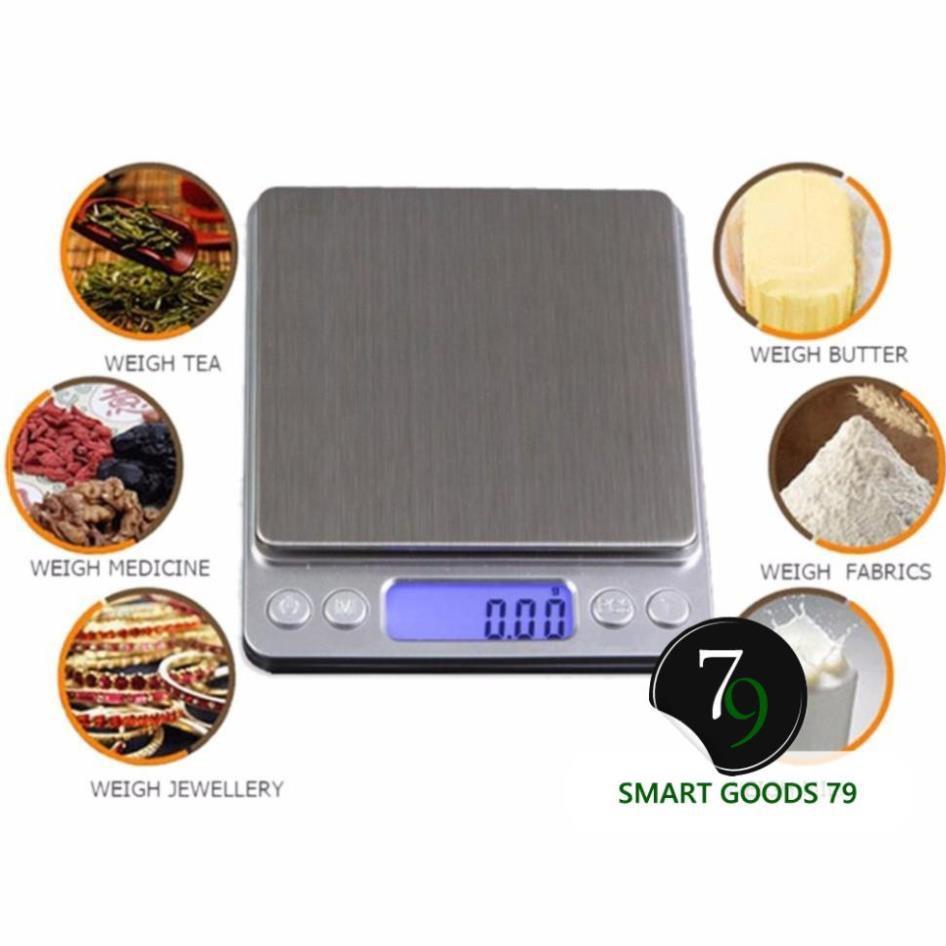 Cân tiểu ly điện tử nhà bếp mini định lượng từ 1gram đến 5kg làm bánh cân thực phẩm chính xác cao
