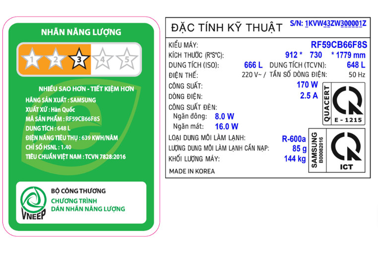 Tủ lạnh Samsung Inverter 648 lít Multi Door Bespoke RF59CB66F8S/SV - Hàng chính hãng - Chỉ giao Hà Nội