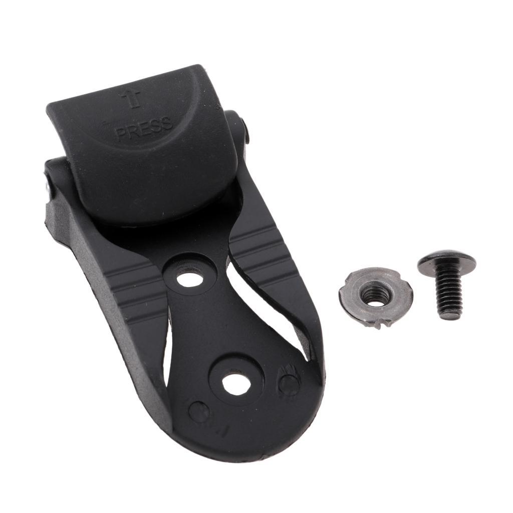 Inline Roller Skating Parts Outdoor Skate Shoes Buckles With Screw And Nut black